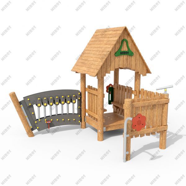Playhouse with business boards WP214