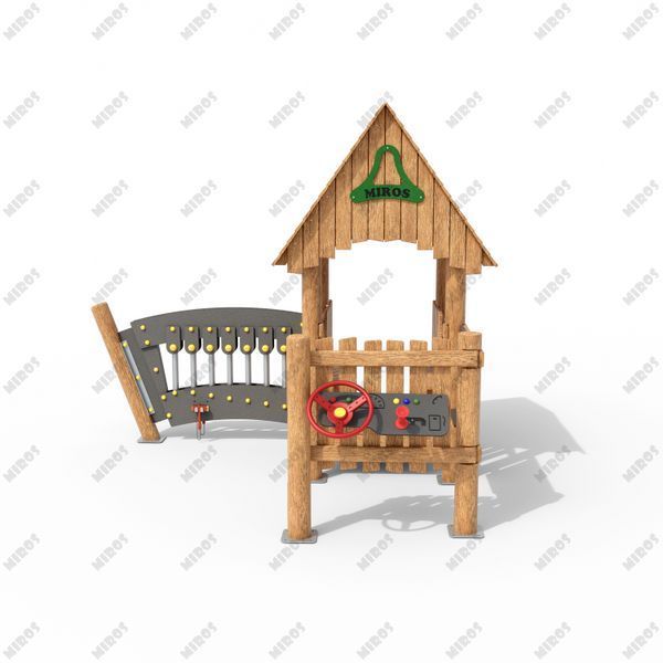 Playhouse with business boards WP214