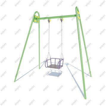 Single metallic swing on chains DIO309.3, 212, 159, 212, 66