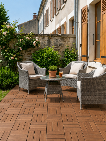 Garden tiles made of plywood (1 pc) BRI-104.10