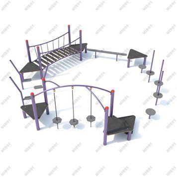 Детский игровой канатный комплекс LK229 LK229 фото