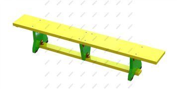 Gymnastic bench, 2.0 m H323
