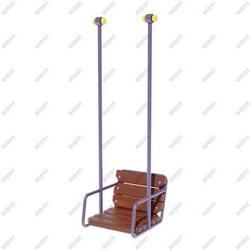 Cradle with wooden backrest DIO300.9