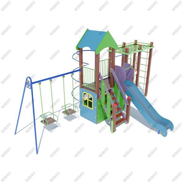 Children's play complex "Enotik Lux" DIO712.3, 596, 354, 329